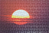Изготовленная на заказ сублимация печати пейзажа восхода солнца на пустой головоломке подростков головоломки для взрослых