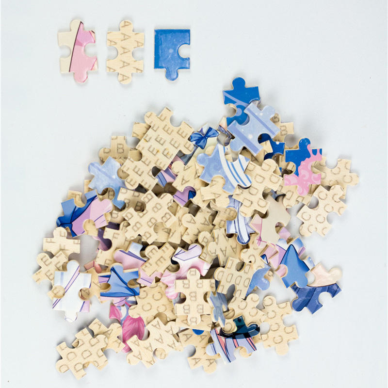 Подгонянные игрушки мозаики головоломки детей деревянные для игрушек мозаики животных мультфильма детей