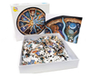500 штук зодиакальных созвездий развивающие игрушки игры картонные круглые забавные головоломки