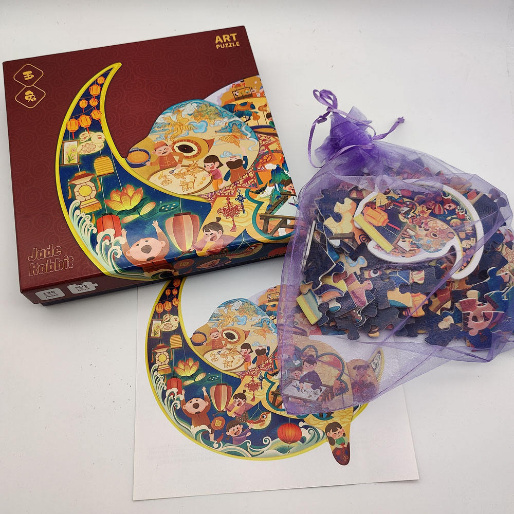 Детские игрушки, игра-головоломка, толстый картон, деревянная развивающая головоломка для детей